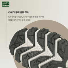 Giày cổ thấp Terra Shoes - Giày leo núi, trekking với đế chống trượt, thoáng khí vượt trội