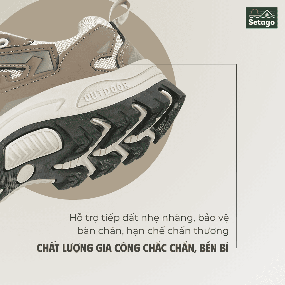 Giày cổ thấp Terra Shoes - Giày leo núi, trekking với đế chống trượt, thoáng khí vượt trội