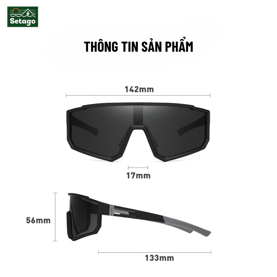 Kính thể thao phân cực Zenith AORON Eyewear chống chói chống tia UV400 bảo vệ mắt chuyên dụng cho đạp xe dã ngoại