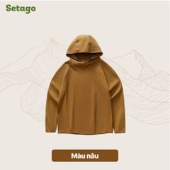 Áo hoodie chạy bộ Air Waffle Setago thoáng khí
