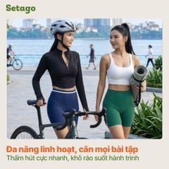 Quần legging ngắn nữ FlexRun siết eo tôn dáng siêu co giãn thể thao