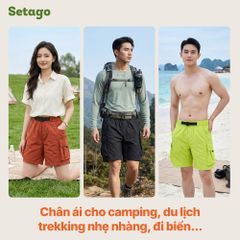 Quần short gió túi hộp unisex Nomad Cargo siêu nhẹ nhanh khô dã ngoại