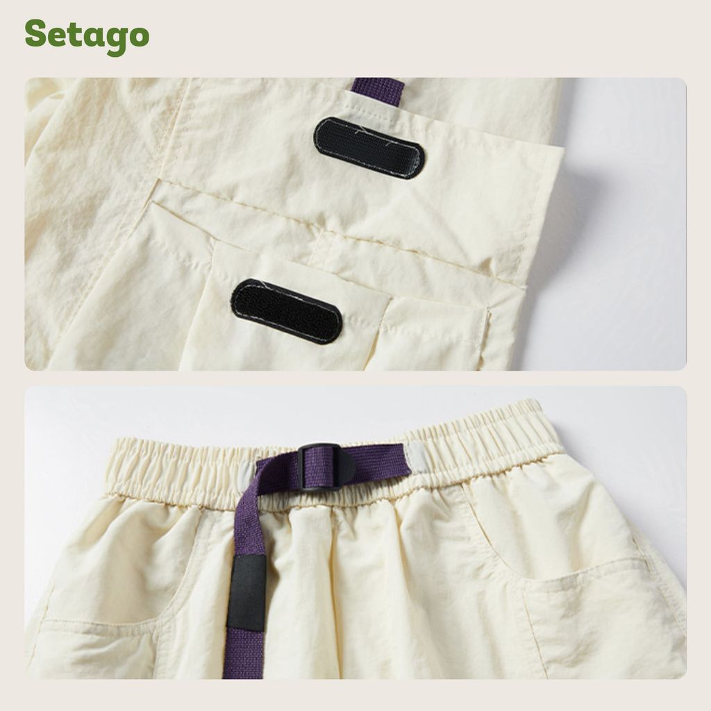 Quần short gió túi hộp unisex Nomad Cargo siêu nhẹ nhanh khô dã ngoại
