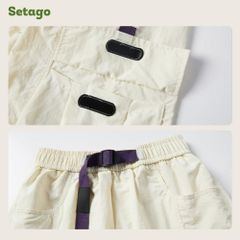 Quần short gió túi hộp unisex Nomad Cargo siêu nhẹ nhanh khô dã ngoại