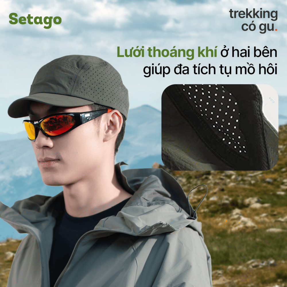 Mũ Lưỡi Trai Trek Cap – Mỏng Nhẹ, Thoáng Khí, Thời Trang