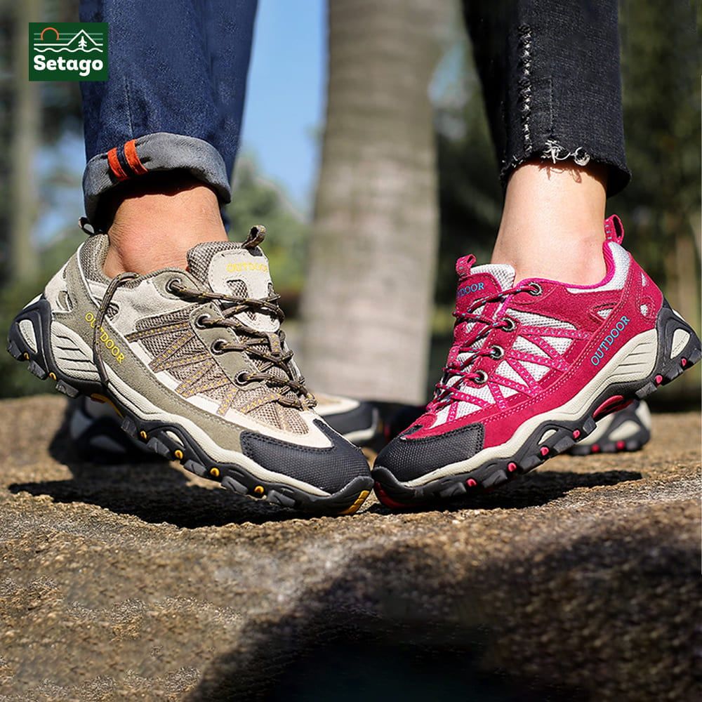 Giày trekking Outdoor Pro leo núi bám địa hình