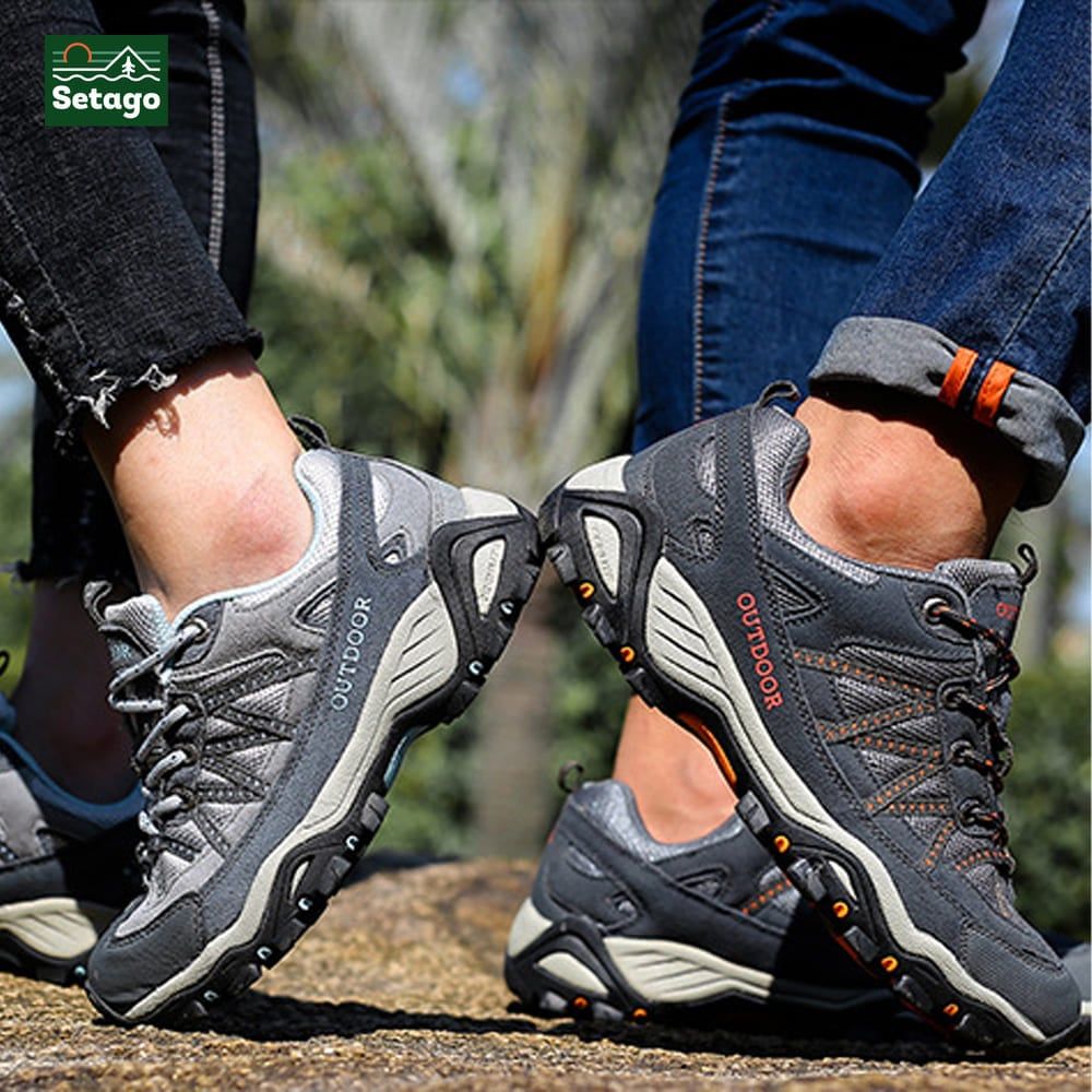 Giày trekking Outdoor Pro leo núi bám địa hình