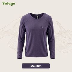 Áo dài tay nữ chạy bộ dã ngoại Motion co giãn, thoáng khí, thời trang
