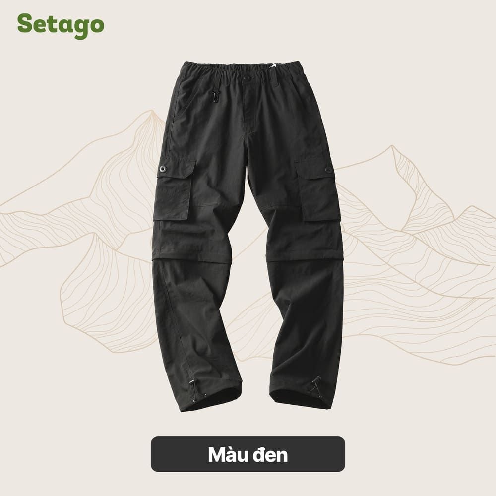 Quần dã ngoại, leo núi tháo ống 2 trong 1 Rebel đa năng, nhẹ thoáng, kháng nước, nhanh khô