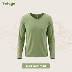 Áo dài tay nữ chạy bộ dã ngoại Motion co giãn, thoáng khí, thời trang