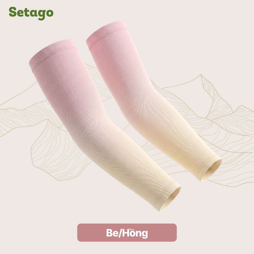 Găng tay chống nắng Ombre SPF 50+ chất vải lụa băng co giãn, mát lạnh, thấm hút nhanh khô