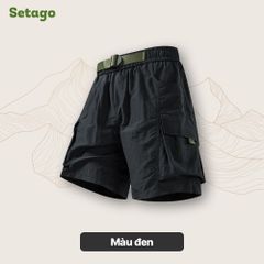 Quần short gió túi hộp unisex Nomad Cargo siêu nhẹ nhanh khô dã ngoại