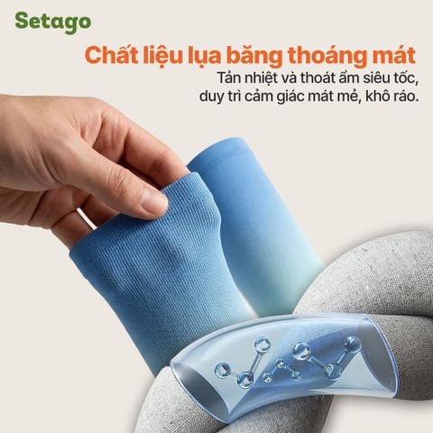 Găng tay chống nắng Ombre SPF 50+ chất vải lụa băng co giãn, mát lạnh, thấm hút nhanh khô