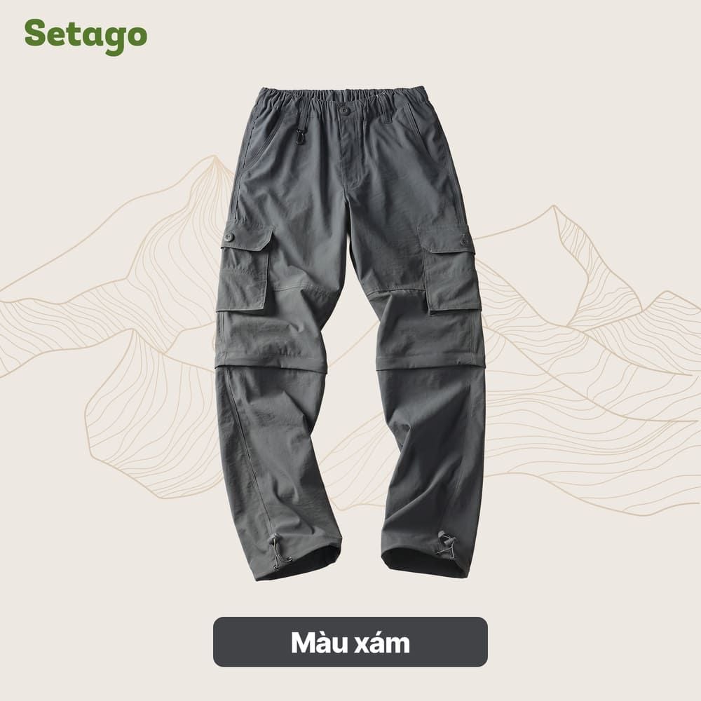 Quần dã ngoại, leo núi tháo ống 2 trong 1 Rebel đa năng, nhẹ thoáng, kháng nước, nhanh khô