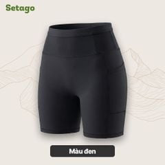 Quần legging ngắn nữ FlexRun siết eo tôn dáng siêu co giãn thể thao