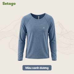 Áo dài tay nữ chạy bộ dã ngoại Motion co giãn, thoáng khí, thời trang