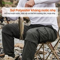 Quần dã ngoại, leo núi tháo ống 2 trong 1 Rebel đa năng, nhẹ thoáng, kháng nước, nhanh khô