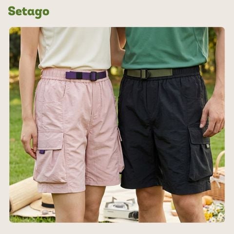 Quần short gió túi hộp unisex Nomad Cargo siêu nhẹ nhanh khô dã ngoại