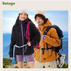 Áo khoác leo núi Nordic Pro – 2 lớp tách rời chống nước, cản gió & lót nỉ ô vuông