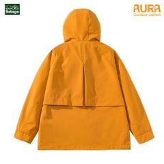 Áo khoác dã ngoại Aura - dáng oversize năng động với cổ cao giúp chống gió, chống thấm nước, chống nắng tối ưu