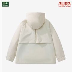 Áo khoác dã ngoại Aura - dáng oversize năng động với cổ cao giúp chống gió, chống thấm nước, chống nắng tối ưu