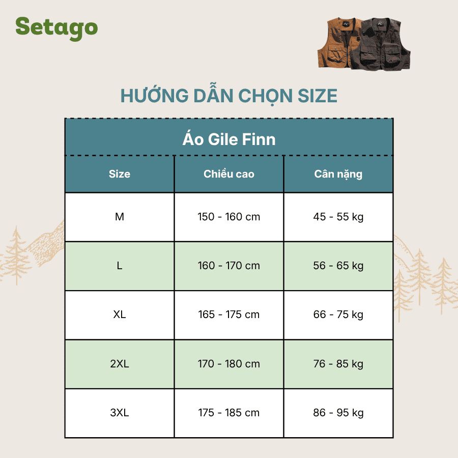 Áo gile Finn Finn dã ngoại dáng crop đa năng