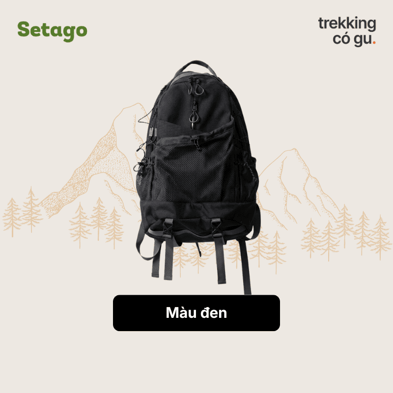 Balo du lịch dã ngoại Rogue Techwear 30L phong cách Techwear bụi bặm kháng nước nhẹ