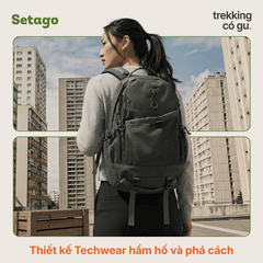 Balo du lịch dã ngoại Rogue Techwear 30L phong cách Techwear bụi bặm kháng nước nhẹ