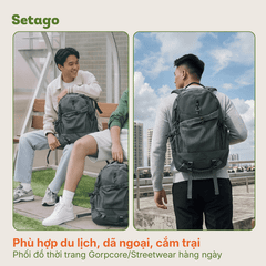 Balo du lịch dã ngoại Rogue Techwear 30L phong cách Techwear bụi bặm kháng nước nhẹ