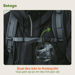 Balo du lịch dã ngoại Rogue Techwear 30L phong cách Techwear bụi bặm kháng nước nhẹ