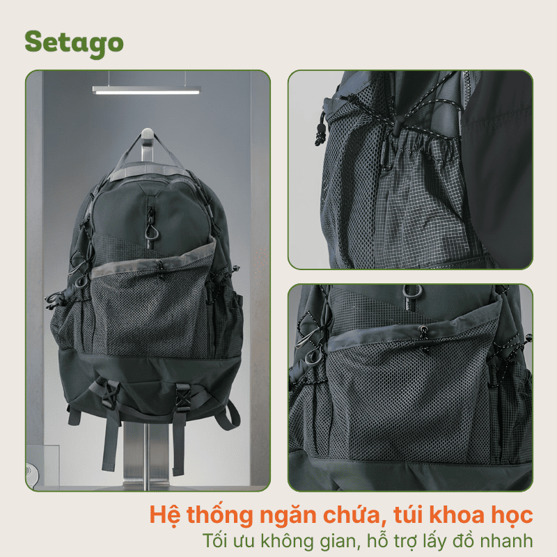 Balo du lịch dã ngoại Rogue Techwear 30L phong cách Techwear bụi bặm kháng nước nhẹ