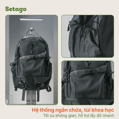 Balo du lịch dã ngoại Rogue Techwear 30L phong cách Techwear bụi bặm kháng nước nhẹ