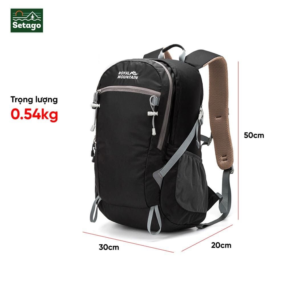 Balo Mountian Royal - Balo trekking, leo núi với dung tích 20-30L gọn nhẹ tiện lợi, chất liệu chống nước cao cấp