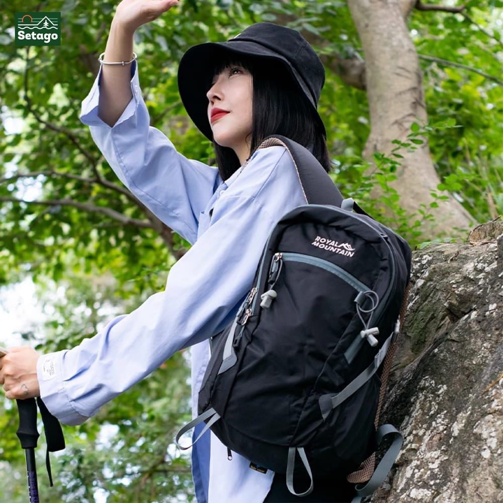 Balo Mountian Royal - Balo trekking, leo núi với dung tích 20-30L gọn nhẹ tiện lợi, chất liệu chống nước cao cấp