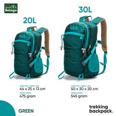 Balo Mountian Royal - Balo trekking, leo núi với dung tích 20-30L gọn nhẹ tiện lợi, chất liệu chống nước cao cấp