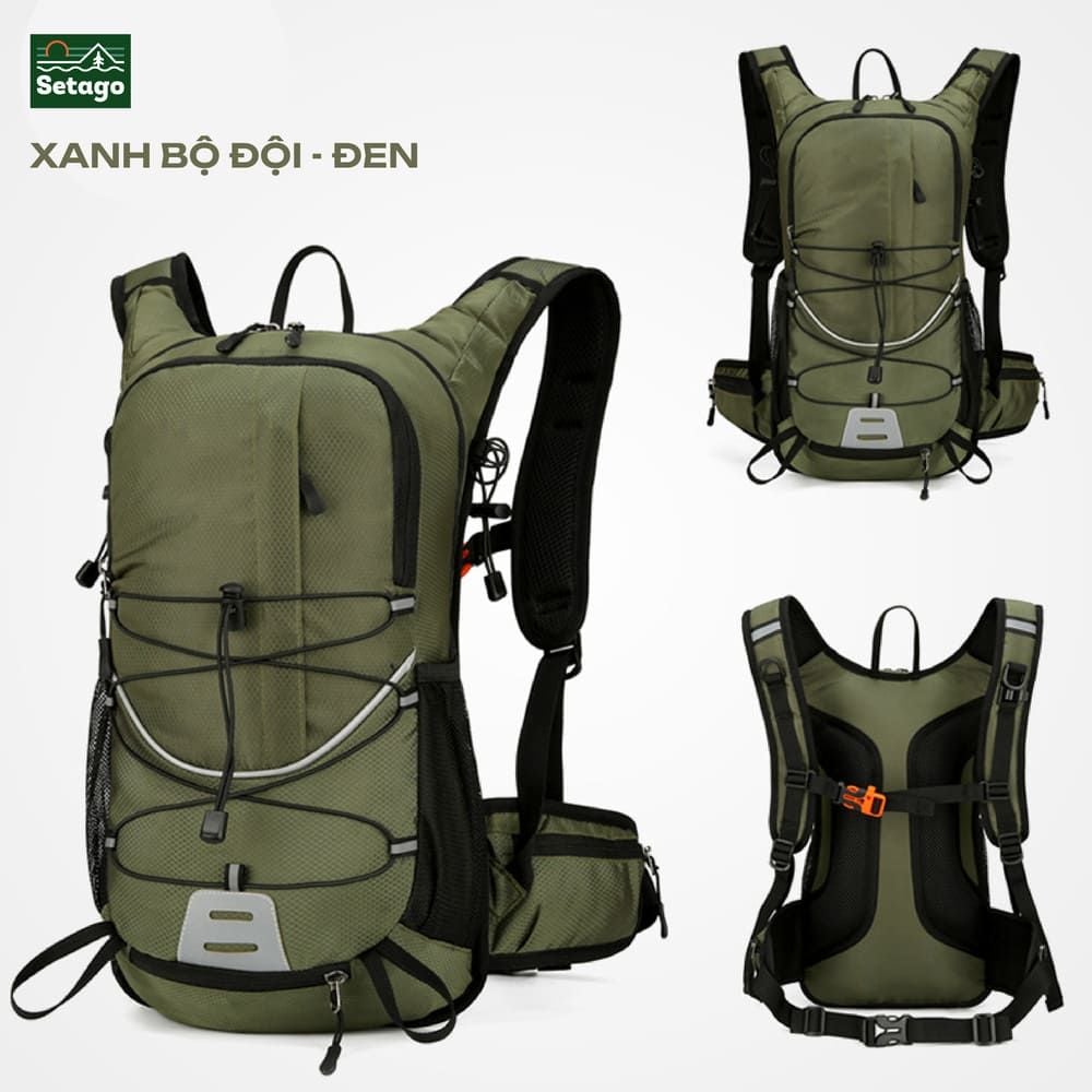 Balo Trail 2035 - dung tích 20L-35L, chống nước, nâng đỡ lưng 3 lớp, siêu nhẹ
