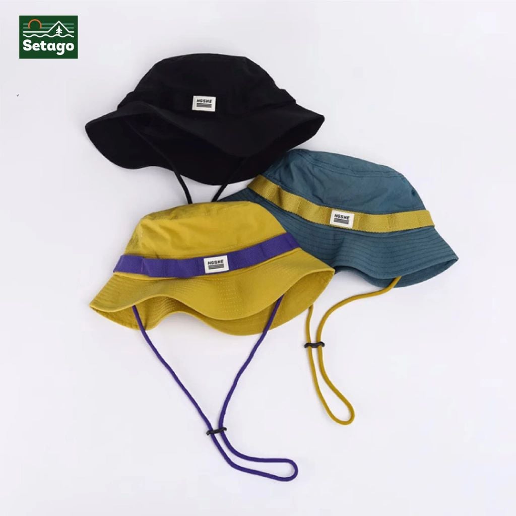 Mũ band bucket Setago – Phụ kiện chống nắng dã ngoại, leo núi phong cách trẻ trung