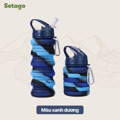 Bình nước thể thao, du lịch gấp gọn Telec cá tính, đa năng, tiện lợi