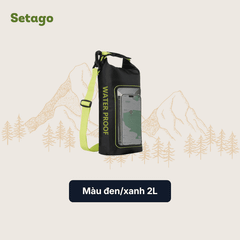 Túi chống nước AquaZip - quai chéo 2L/5L, nhỏ gọn, chống thấm