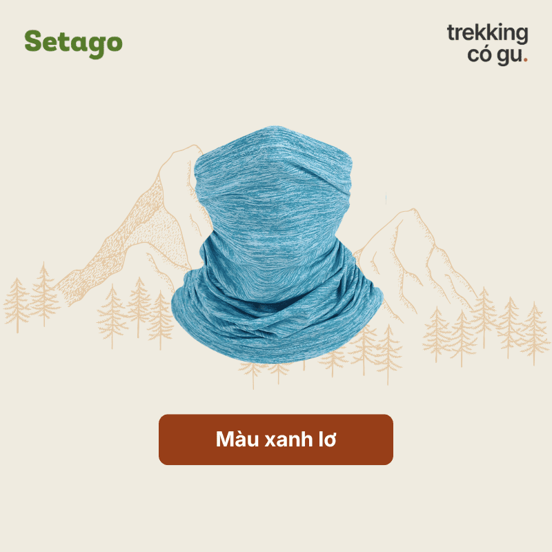 Khăn ống đa năng Cool Buff chống nắng, thoáng mát, nhanh khô, du lịch, dã ngoại, phượt, lái xe