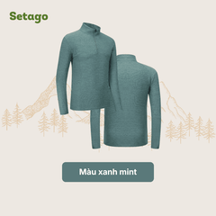 Áo Halfzip Ventra mùa hè Nam - Nhẹ , thoáng khí, mau khô