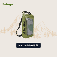 Túi chống nước AquaZip - quai chéo 2L/5L, nhỏ gọn, chống thấm
