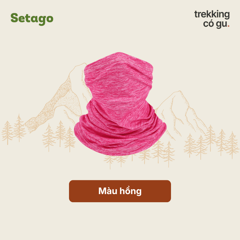 Khăn ống đa năng Cool Buff chống nắng, thoáng mát, nhanh khô, du lịch, dã ngoại, phượt, lái xe