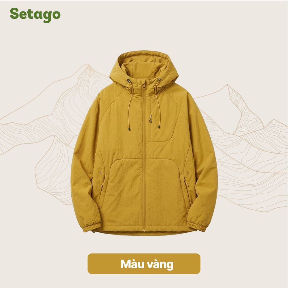 Áo khoác phao du lịch, thời trang siêu nhẹ gấp gọn Cloudy
