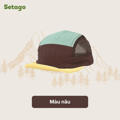 Mũ lưỡi trai Colorun 5-panel vành ngắn thoáng khí