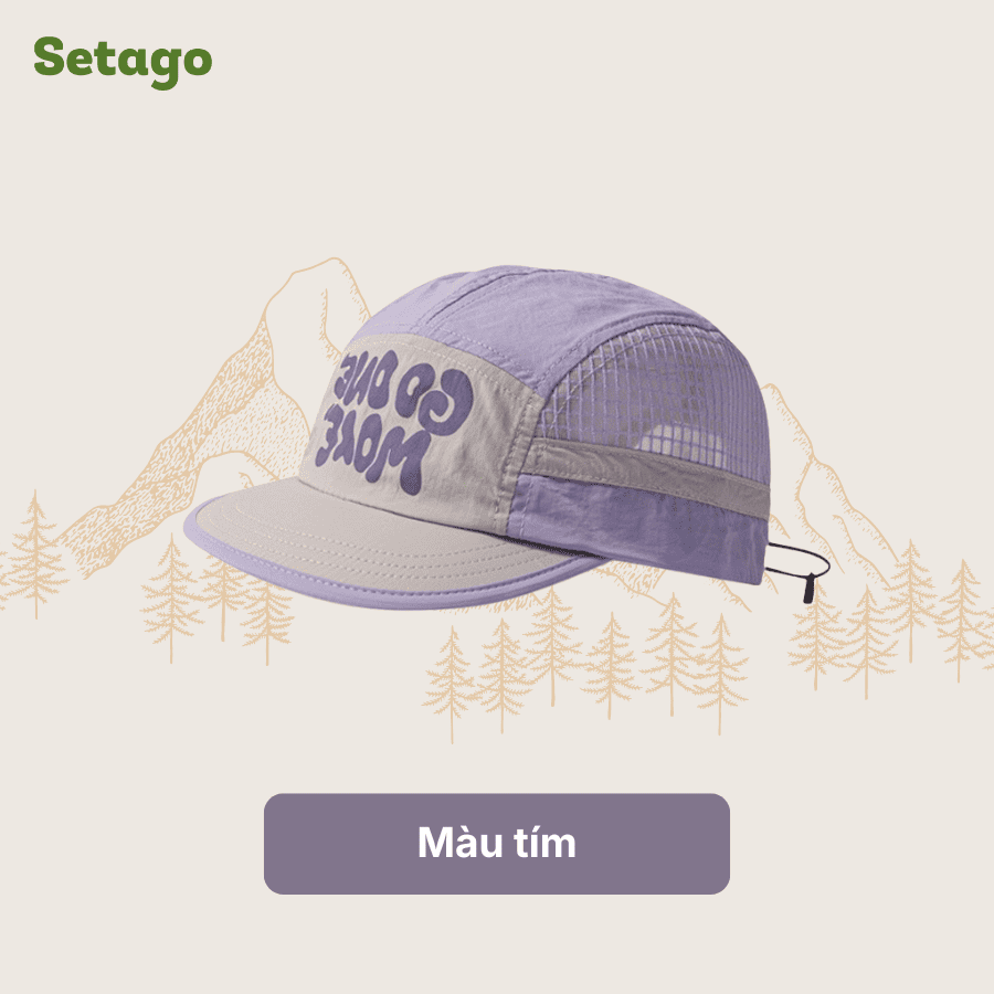 Mũ lưỡi trai Go One More vành ngắn siêu nhẹ