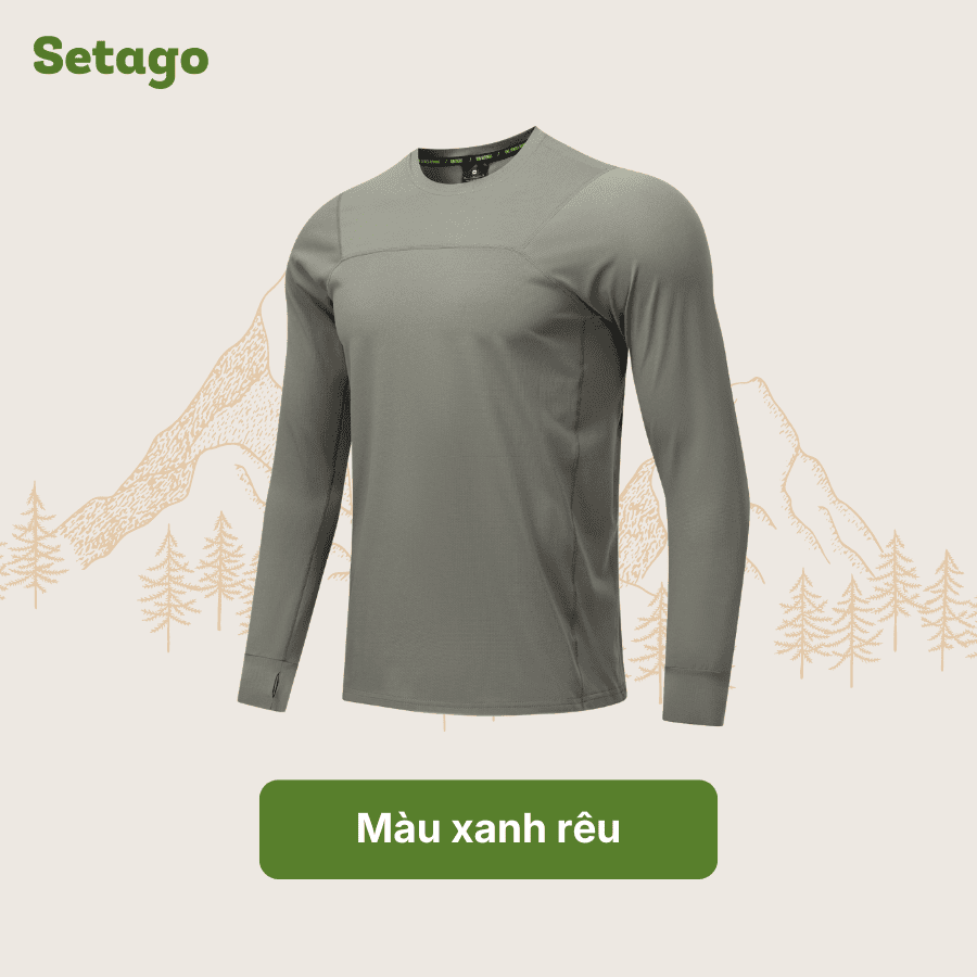 Áo thể thao Andes dài tay chống nắng nhanh khô