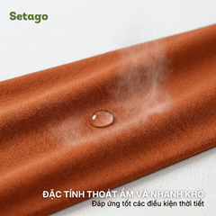 Bộ quần short và áo khoác chống nắng Macca chất liệu lụa băng thoáng mát