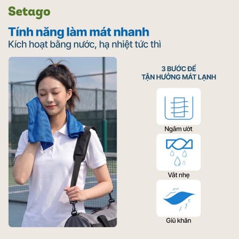 Khăn làm mát Icy Setago giải nhiệt tức thì