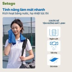 Khăn làm mát Icy Setago giải nhiệt tức thì